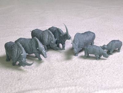 Wooly Rhino Herd (7)